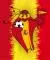 پرچم اسپانیا در قالب نماد جام جهانی قطر 2022 به صورت وکتور EPS لایه باز  23345