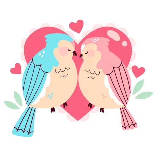 عشق,پرندگان عاشق