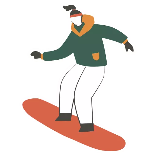 اسنوبورد,اسکیباز