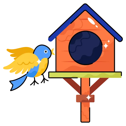پرنده,خانه