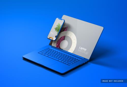 موکاپ مکبوک و آیفون فایل PSD فتوشاپ