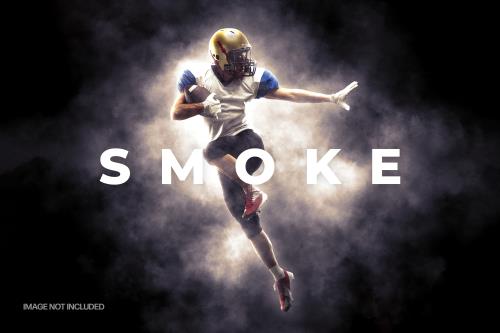 افکت فتوشاپ عکس ابر دود فایل PSD