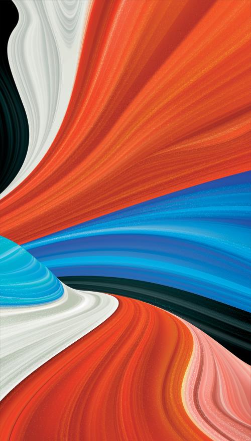 وکتور EPS لایه باز پس زمینه انتزاعی عمودی با تم آبی و نارنجی و سفید و مشکی