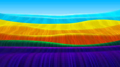 وکتور EPS لایه باز پس زمینه انتزاعی با تم آبی و سبز و نارنجی و زرد و آبی روشن