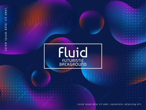 وکتور EPS لایه باز پس زمینه انتزاعی به شکل مایع با تم نارنجی و مشکی و صورتی