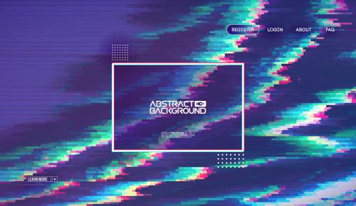 وکتور رایگان EPS لایه باز پس زمینه انتزاعی با تم بنفش و آبی و سبز 