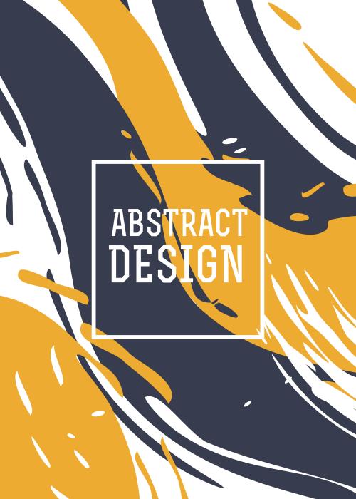 وکتور EPS لایه باز پس زمینه انتزاعی عمودی با تم زرد و طوسی و سفید