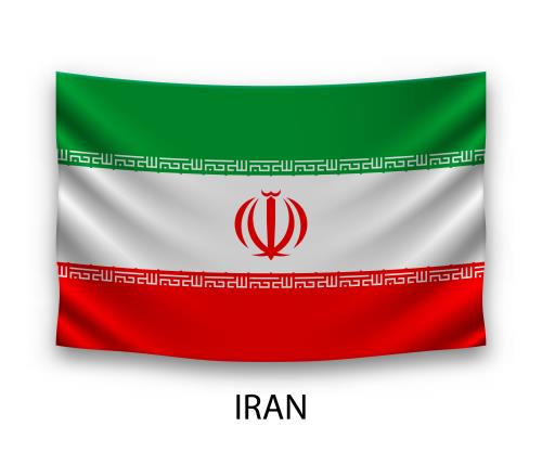 وکتور پرچم ایران به صورت لایه باز فایل EPS