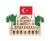 وکتور EPS شهر استانبول شامل مسجد و پرچم ترکیه به صورت لایه باز 24365