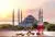 عکس JPG باکیفیت شهر استانبول شامل مسجد و چای 24378