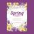 وکتور EPS و Ai بنر عمودی ویژه فرارسیدن فصل بهار با گل های بنفش به صورت لایه باز مناسب برای بنر وبسایت و پست و استوری اینستاگرام