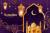 وکتور لایه باز EPS و Ai ویژه ماه مبارک رمضان شامل مسجد طلایی رنگ و فانوس و ماه