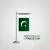 وکتور EPS هفتاد و سومین روز استقلال پاکستان 26588