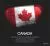 وکتور EPS پرچم کانادا نقش بسته بر روی دیوار مشکی به همراه جای متن و عنوان به صورت لایه باز 25105