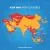 وکتور EPS و AI نقشه قاره آسیا با رنگ‌های مختلف 25129