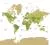 وکتور EPS نقشه سبز کشورهای جهان 25165