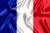 عکس با کیفیت پرچم نزدیک از روی زمینه ابریشمی فرانسه 25587