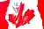 عکس با کیفیت پرچم پارچه ای موج دار کانادا عکس از نزدیک 25664