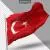 فایل PSD پرچم ترکیه رندر سه بعدی رایگان 25672