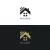 لوگوی مینیمال مشاوره املاک شامل المان سقف و شیروانی خانه و پنجره فایل EPS لایه باز و رایگان