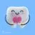 تصویر سه بعدی شخصیت کارتونی دندان ناز فایل PSD لایه باز با لایه بندی