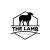تصویر طراحی شده نماد و آرم و لوگو گوسفند سیاه ایستاده مناسب برای مزرعه وکتور لایه باز EPS