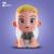 فایل PSD فتوشاپ کاراکتر سه بعدی بچه ای با موهای زرد و چشمای آبی به صورت لایه باز