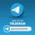 وکتور بنر مربعی شبکه های اجتماعی تلگرام با لوگوی سه بعدی و کادر نام کاربری فایل EPS لایه باز 21292