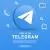 وکتور بنر تلگرام شامل لوگوی سه بعدی تلگرام به همراه جای متن برای نوشتن 21294