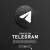 وکتور بنر تلگرام شامل لوگوی سه بعدی تلگرام با تم مشکی 21295