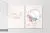 قالب فتوشاپ کارت دعوت عروسی با زمینه سفید و روشن به همراه پروانه و قاب گرد گل رز و گلبرگ فایل psd لایه باز 21368