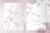 قالب رایگان فتوشاپ کارت دعوت عروسی با زمینه سفید شامل شاخ و گلبرگ های بهاری صورتی و جای متن برای نوشتن فایل psd لایه باز 21371
