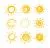 کالکشن وکتور های غروب آفتاب برای طرح های تابستانی 20938