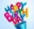 وکتور EPS لایه باز تبریک تولد (تولدت مبارک) با حروف رنگی 21652