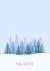 وکتور EPS لایه باز از زمستان و درختان کاج به صورت مینیمال 22290