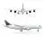 وکتور رایگان EPS لایه باز طرح گرافیکی هواپیما از ۲ زاویه مختلف 21909