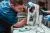 عکس رایگان گربه ناز در معاینه پزشکی در یک کلینیک دامپزشکی، اندازه گیری فشار خون 24330