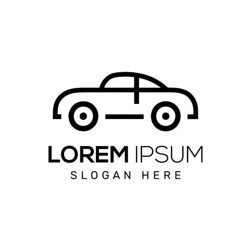 وکتور EPS طرح وکتور لوگوی شرکت ماشین مسطح 26702