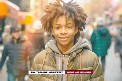 فایل PSD افکت نور نشسته روی عکس 26710