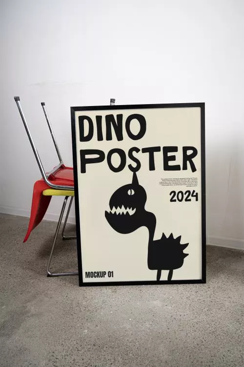 فایل PSD موکاپ پوستر 26730