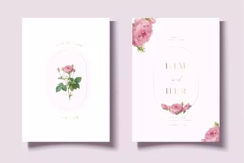 وکتور EPS کارت عروسی 26760