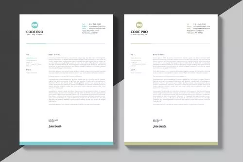 دانلود فایل EPS سربرگ مدرن شرکت وکتور لایه باز 24641