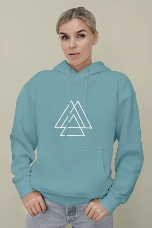 دانلود فایل PSD موکاپ نمای جلوی هودی زنانه شیک 24767