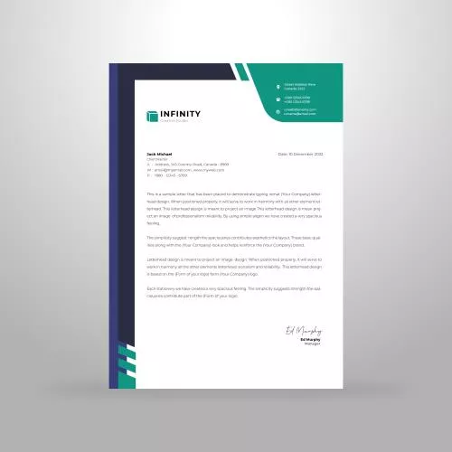 دانلود فایل EPS قالب طراحی سربرگ خلاقانه وکتور لایه باز 24598