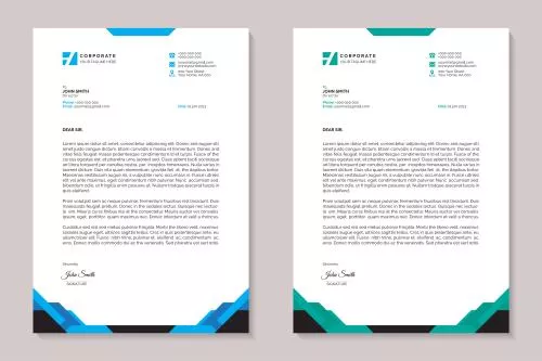 دانلود فایل EPS مجموعه طراحی قالب سربرگ خلاق وکتور لایه باز 24599