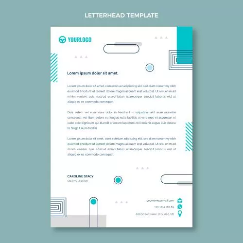 دانلود فایل EPS و AI قالب سربرگ مدرسه رانندگی فلت وکتور لایه باز 24607