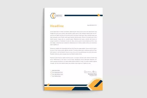 دانلود فایل EPS قالب سربرگ تجاری بازاریابی وکتور لایه باز 24622