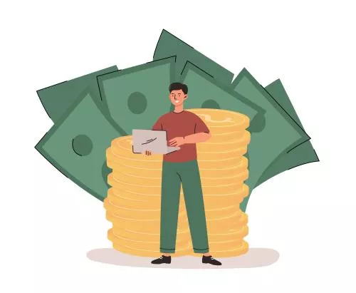 وکتور EPS مفهوم موفقیت شغلی 26856