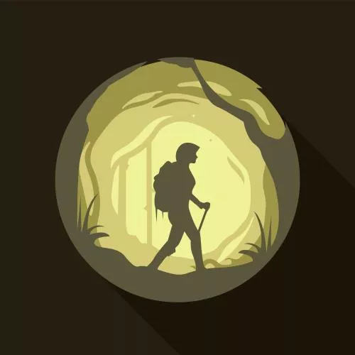 دانلود وکتور EPS ماجراجویی زن با حجاب فایل وکتور لایه باز 24822