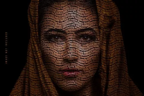 دانلود فایل PSD قالب افکت عکس تایپوگرافی برای فتوشاپ 24904